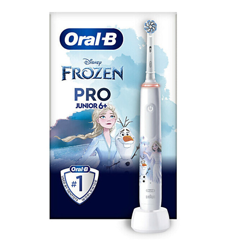 Электрическая зубная щетка ORAL-B Детская электрическая зубная щетка Pro 3 Junior 6+ Frozen