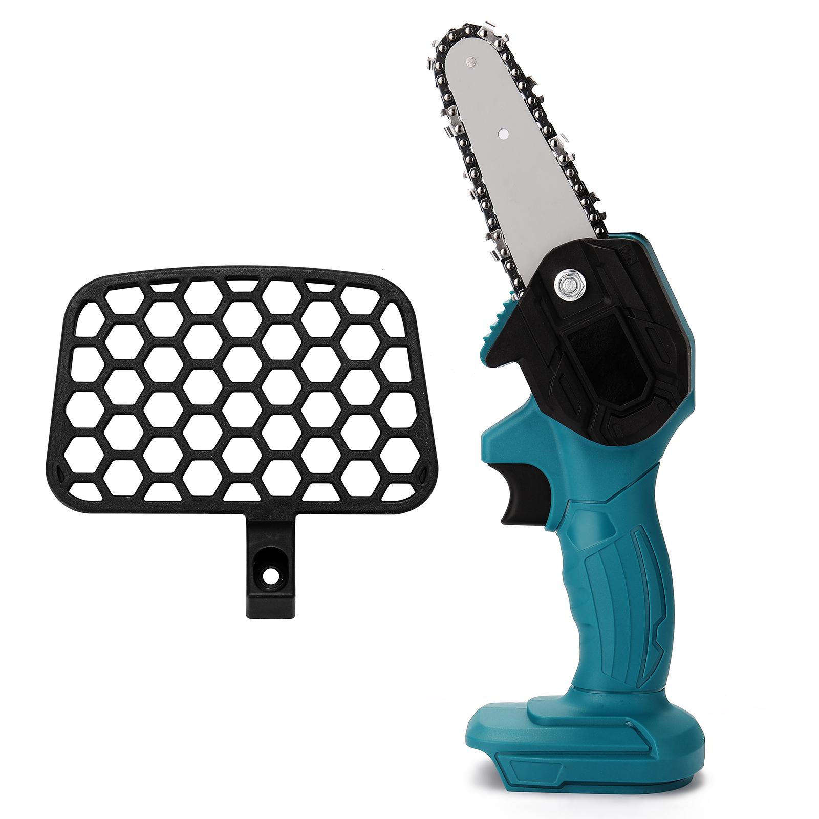 Портативные электрические пилы для обрезки деревьев Аккумуляторные небольшие электрические пилы Деревообрабатывающие одноручные электрические пилы синий