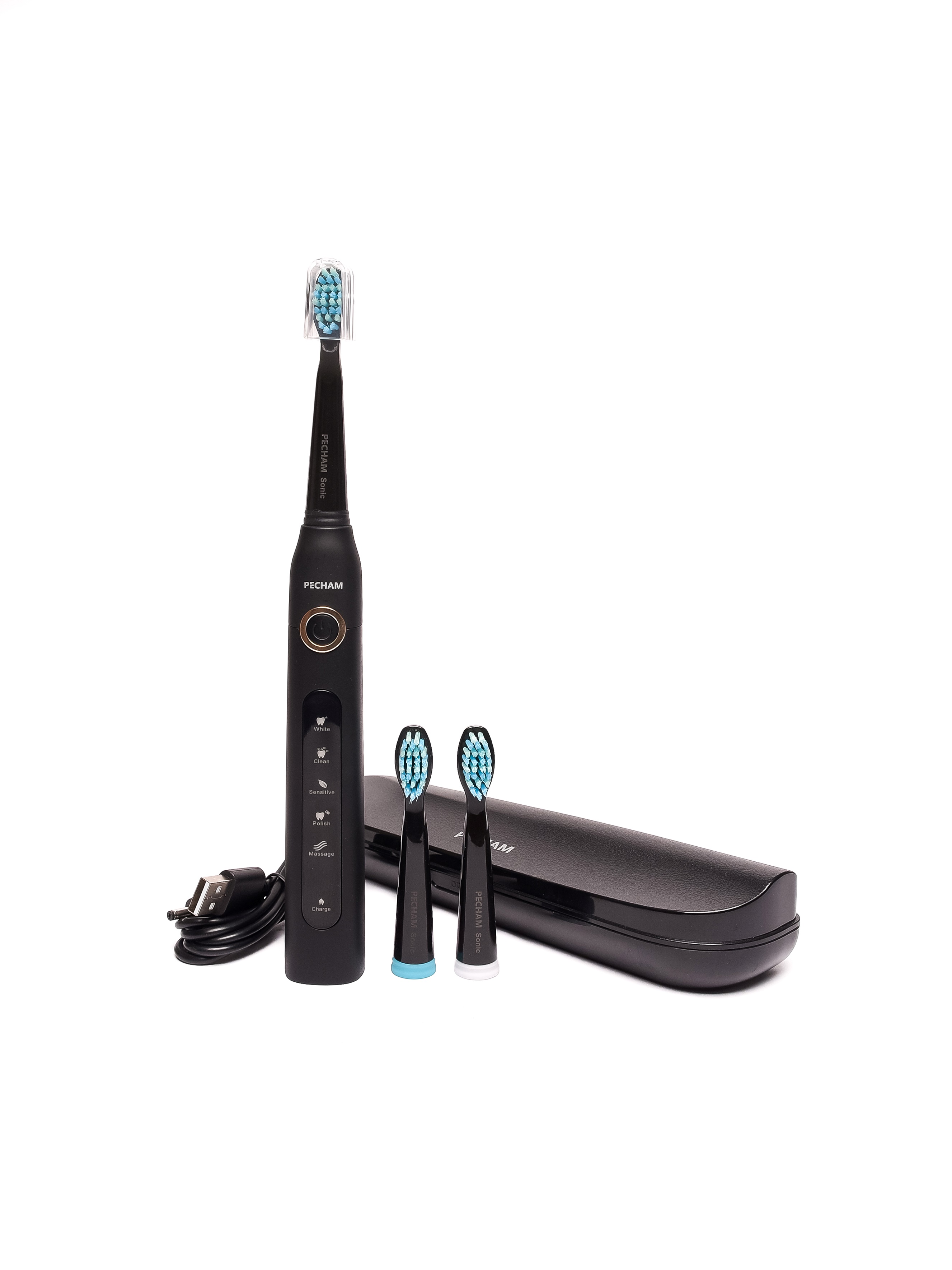 Электрическая зубная щетка PECHAM Sonic Black