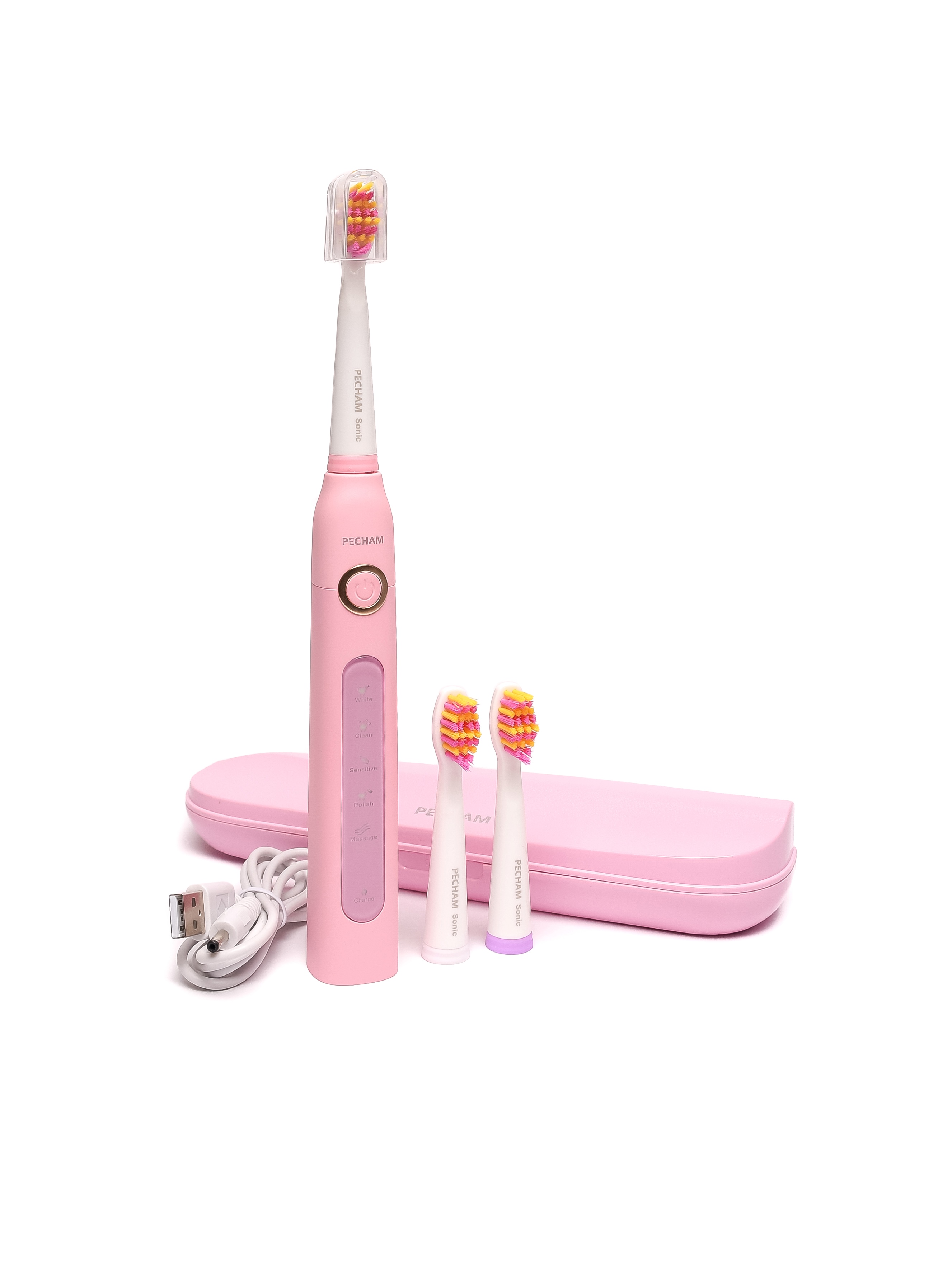 Электрическая зубная щетка PECHAM Sonic Pink